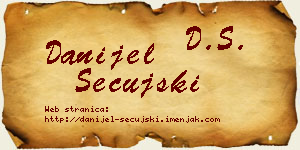 Danijel Sečujski vizit kartica